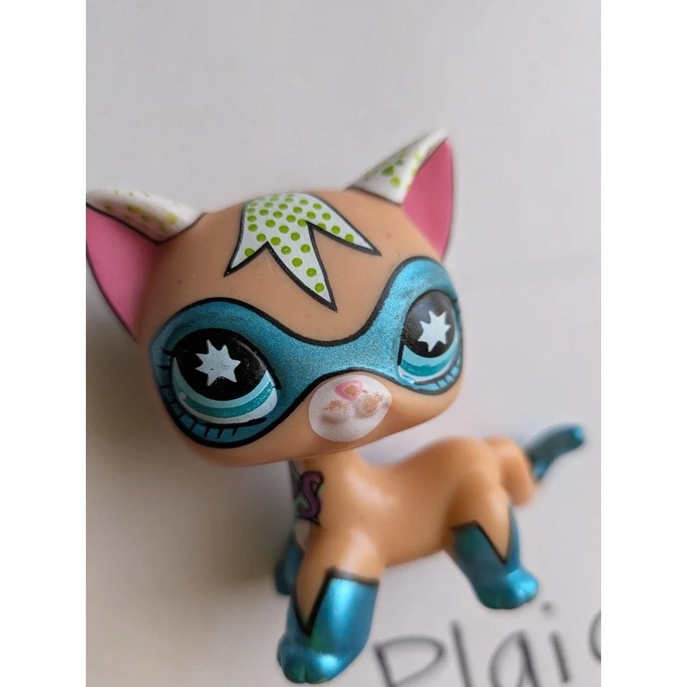 Littlest Pet Shop LPS 2009 SDCC Comic Con Exclusive Superhero Cat POW!